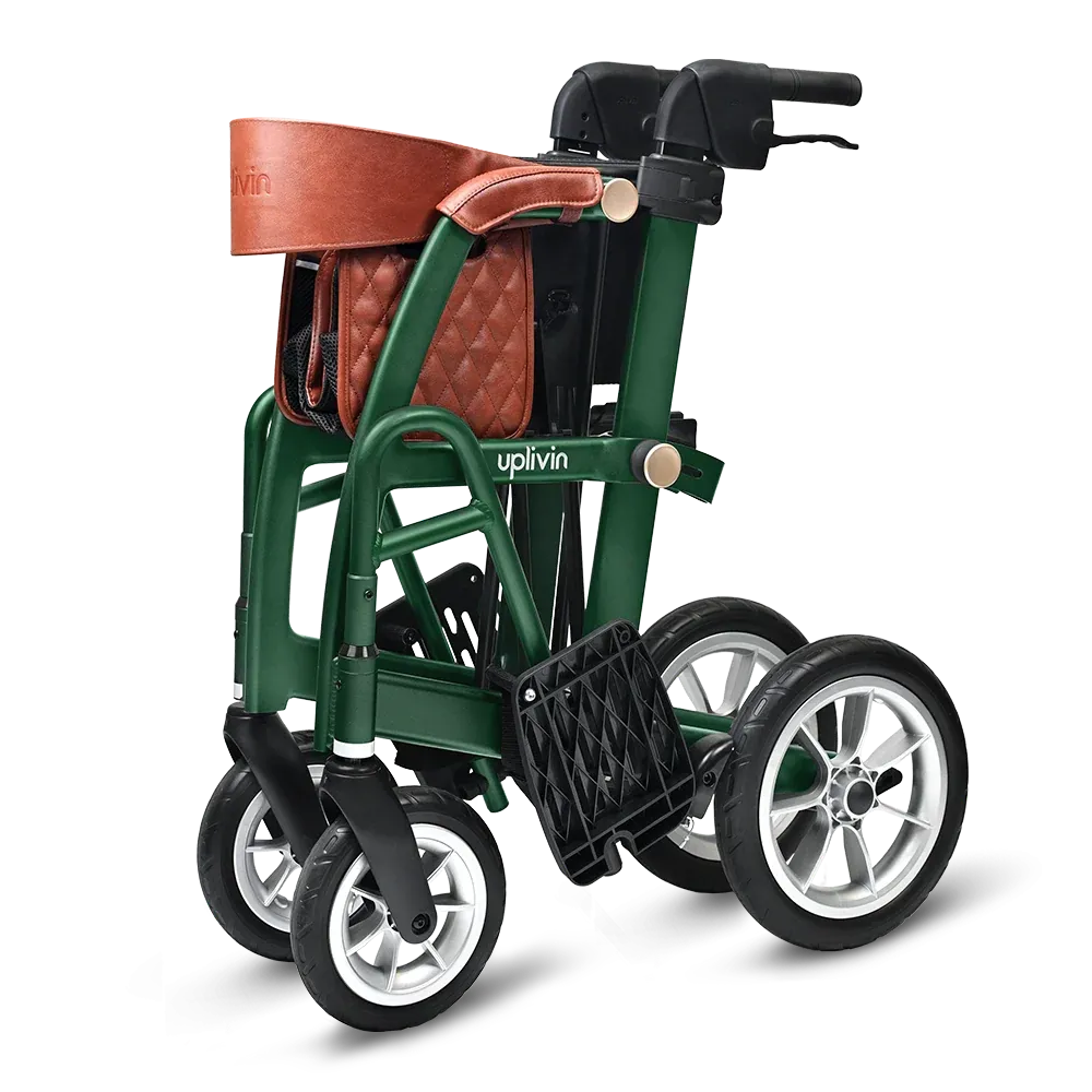 Metro Mobility Glide Rollator Wheelchair 2-in-1 300 lb Capacity Foldable New