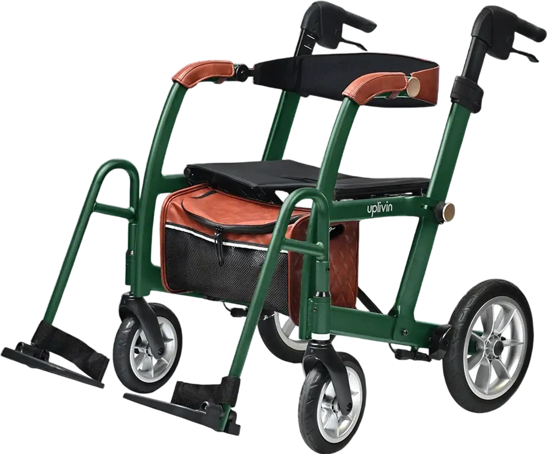 Metro Mobility Glide Rollator Wheelchair 2-in-1 300 lb Capacity Foldable New