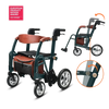 Metro Mobility Glide Rollator Wheelchair 2-in-1 300 lb Capacity Foldable New