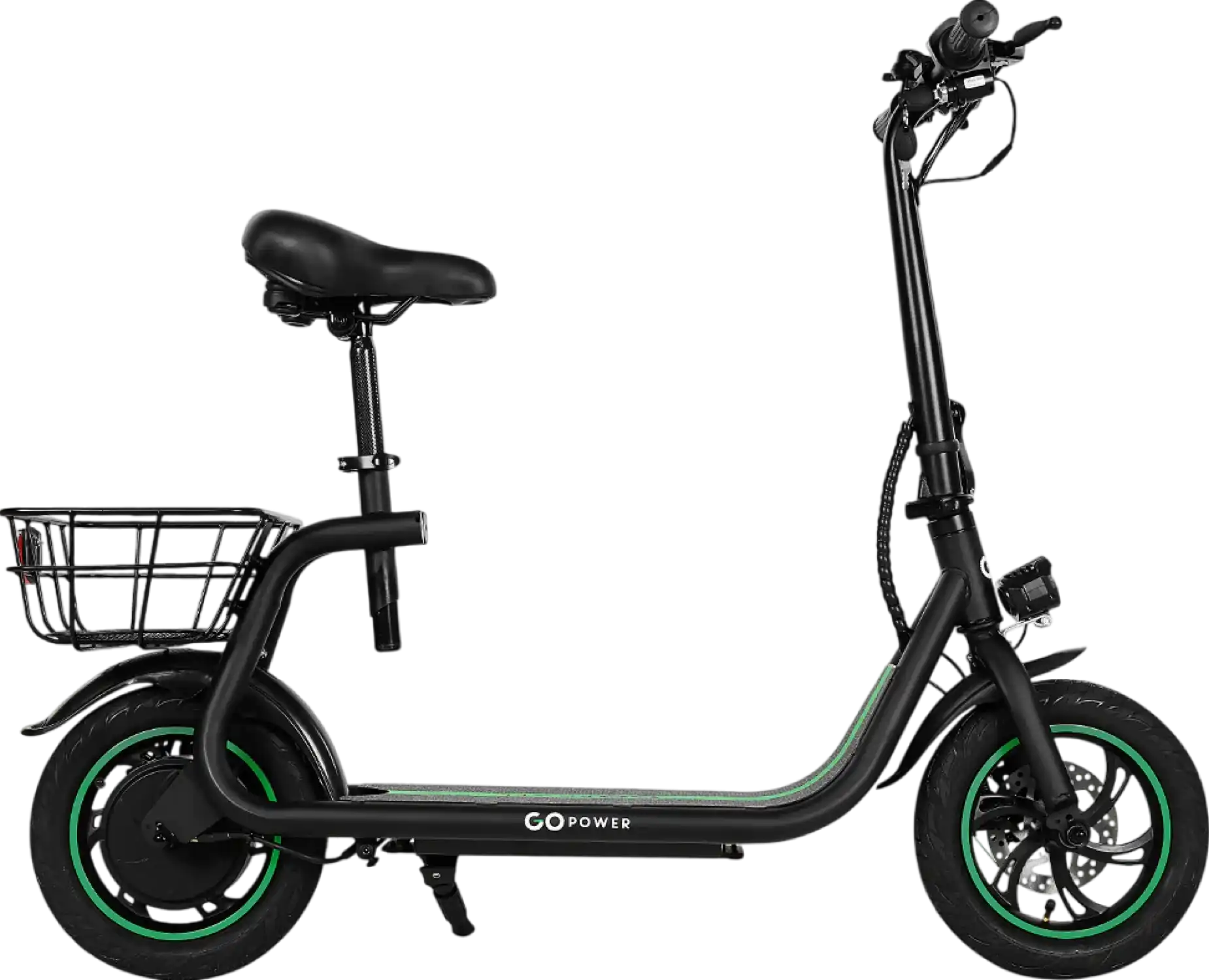 GoPowerBike GoFlow Electric Scooter 350W 15 MPH 18 Mile Range Open Box RFB
