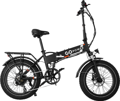 GoPowerBike GoExpress V2 Electric Bike Foldable 750W 50 Mile Range 20 MPH New