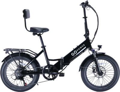 GoPowerBike GoCurv Electric Bike 45 Mile Range 20 MPH 750W 48V New