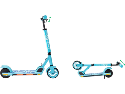 Gopowerbike Go Zip Electric Kids Scooter 150W Blue New