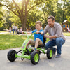 Go Kart for Kids 4 Wheel with Steering Handlebars and Adjustable Seat-Green - Gallery View 1 of 11