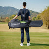 Golf Stand Bag Lightweight Golf Bag with 8 Way Top Dividers and 5 Zippered Pockets-Gray - Gallery View 1 of 9
