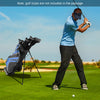 Golf Stand Cart Bag with 6-Way Divider Carry Pockets-Blue - Gallery View 1 of 8