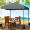 8’x8' Outdoor Pop up Canopy Tent  w/Roller Bag-Gray - Gallery View 1 of 12