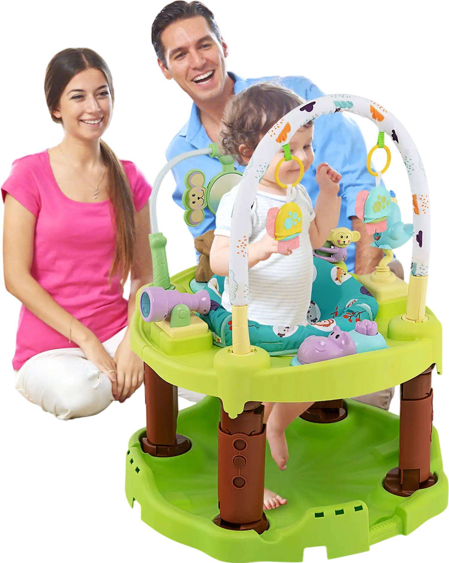 Costway 3-in-1 Baby Activity Center 0-24 Months Green 28549163 New