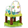 3-in-1 Baby Activity Center in green with bouncing chair, play mat, and activity table for infants up to 24 months.