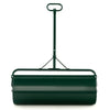 Metal lawn roller with detachable gripping handle, featuring a large 17-gallon capacity for effective lawn leveling and.