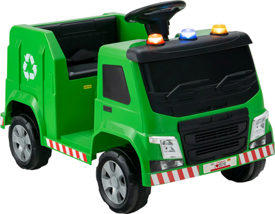 Costway 12V Kids Ride-On Garbage Truck Warning Lights 6 Recycling Accessories 61498275 New