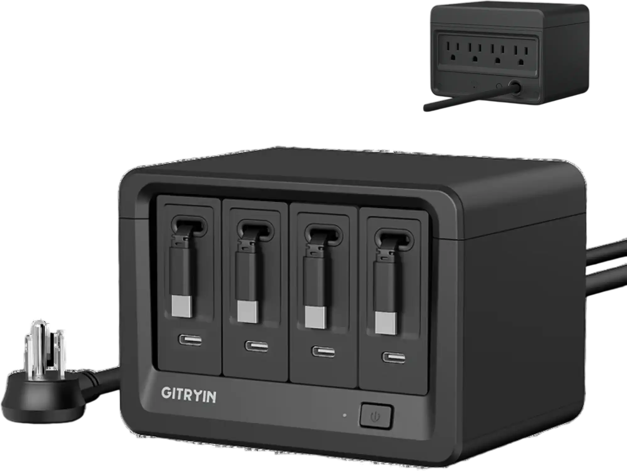 Giraffe Tools Gitryin Desktop Charging Station 12-in-1 40W Black New