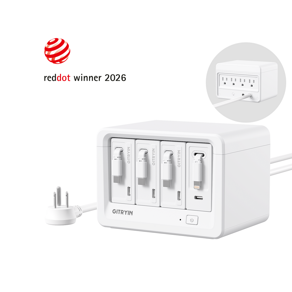 Giraffe Tools Desktop Charging Station 12-in-1 65W New