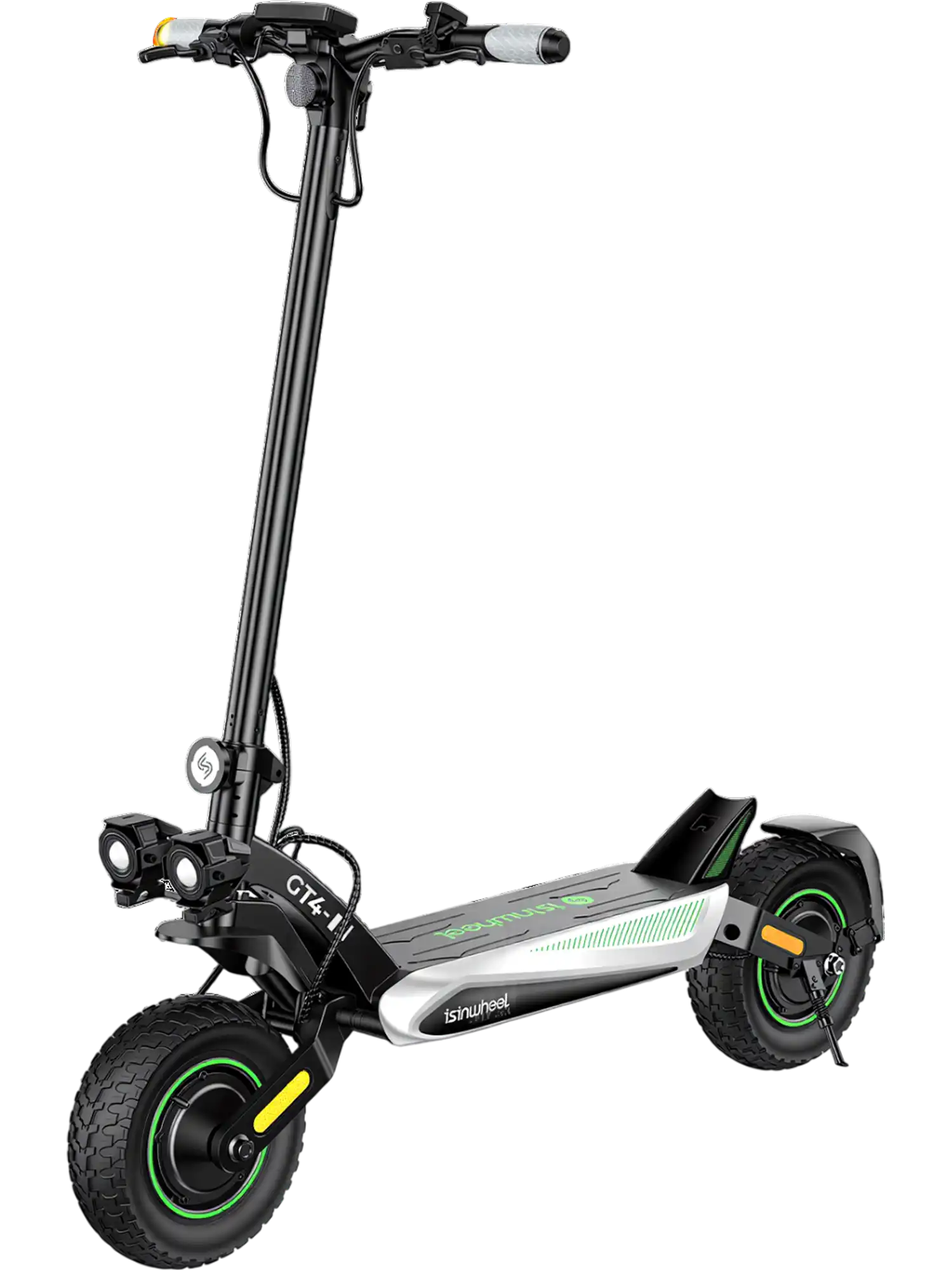 Isinwheel GT4 Electric Scooter 50 Mile Range 45 MPH 1200W Dual Motor New