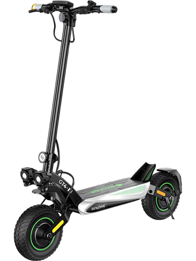 Isinwheel GT4 Electric Scooter 50 Mile Range 45 MPH 1200W Dual Motor New