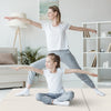 6 x 2 FT Tri-Fold Gym Mat with Handles and Removable Zippered Cover-Light Gray - Gallery View 1 of 8