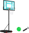 Pool Basketball Hoop with LED for Driveway Poolside Night Training