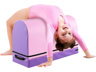 Costway Kids Gymnastics Vaulting Box Training Mat Carrying Handle 94523671 New
