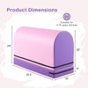 Gymnastics vaulting box in purple with dimensions 35.5" x 24" x 20", designed for kids aged 3-10 years.