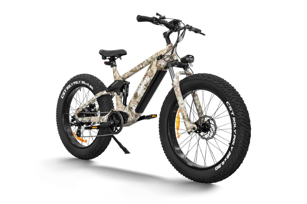 Himiway Cobra Electric Bicycle 48V 750W 20 MPH Full Suspension 26" Super Fat Tire New