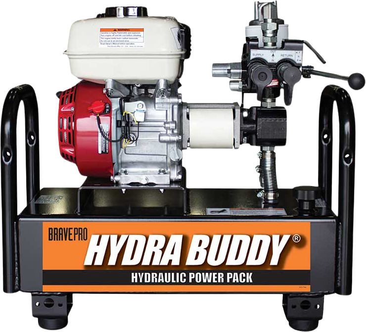 Brave Hydraulic Power Pack Hydra Buddy 900 PSI 7 GPM with Honda GC160 Engine HBH16GX New