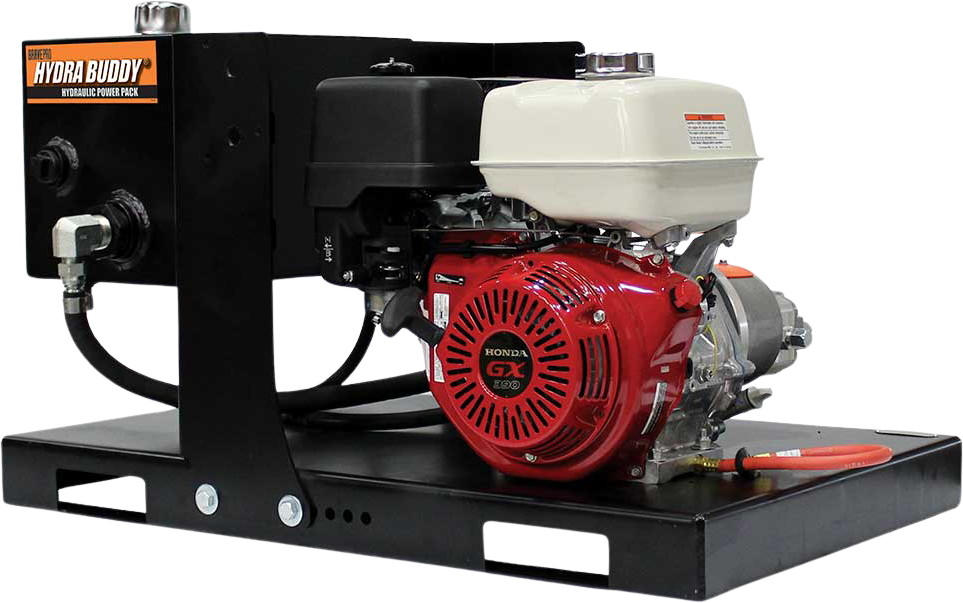 Brave Hydraulic Power Pack Hydra Buddy 3000 PSI 5 GPM with Honda GX390 Engine Skid Mount HBHS300GX New
