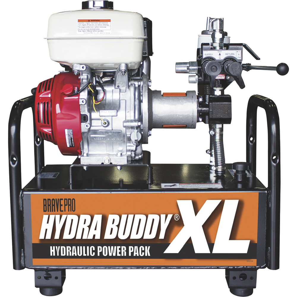 Brave Hydraulic Power Pack Hydra Buddy 1500 PSI 7 GPM with Honda GX270 Engine HBHXL16GX New