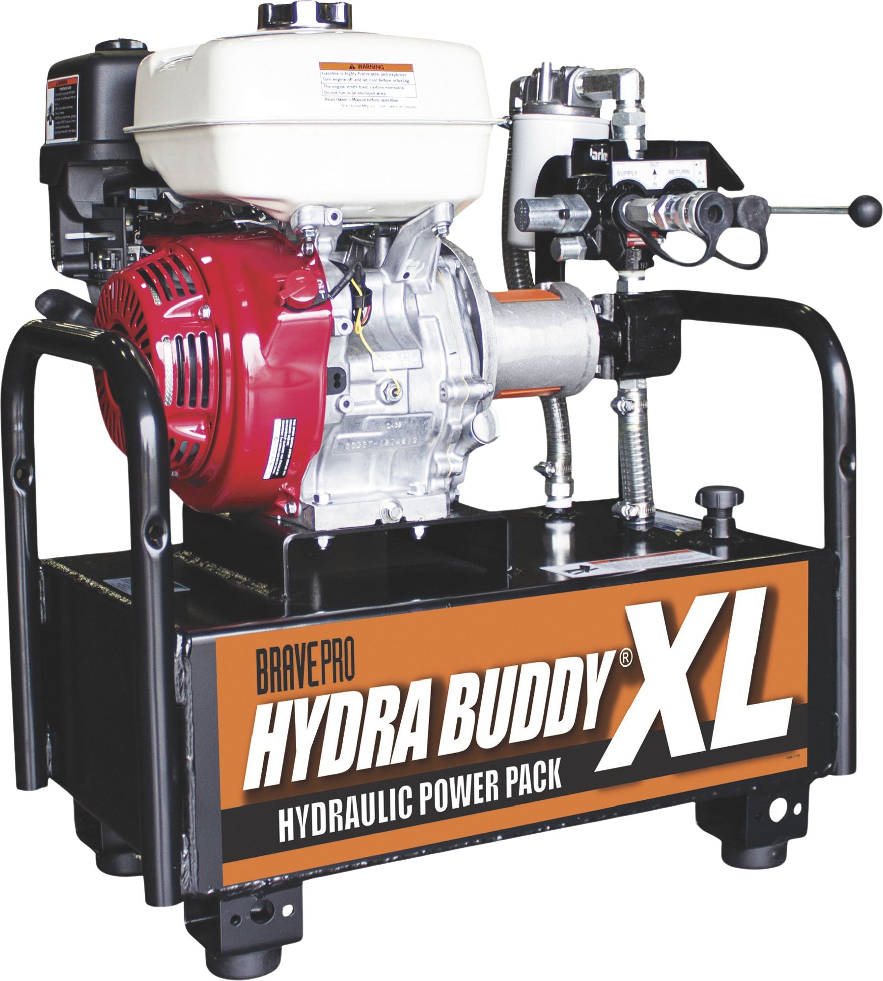 Brave Hydraulic Power Pack Hydra Buddy 1500 PSI 7 GPM with Honda GX270 Engine HBHXL16GX New