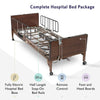 MedaCure HCFE36 Homecare Hospital Bed Full Electric Half with Rails or Full Rails New