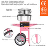 Vevor Cotton Candy Machine with Cart 1000W 149-473°F Stainless Steel Bowl with Sugar Scoop and Drawer New