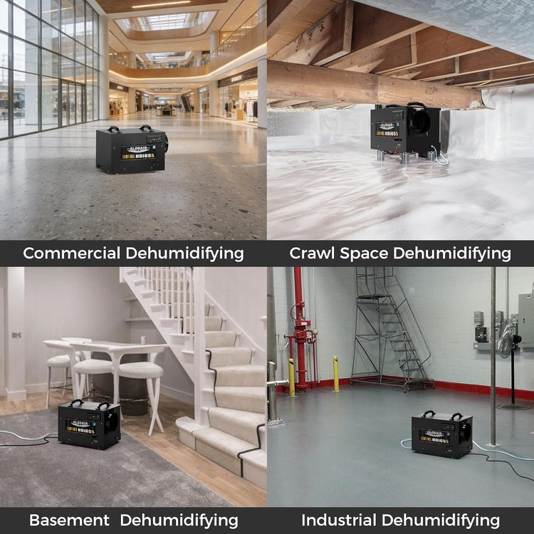 AlorAir Sentinel HDi65S Basement/Crawlspace Dehumidifier 120 PPD 1300 Sq. Ft. with Pump Auto Defrost Memory Starting New