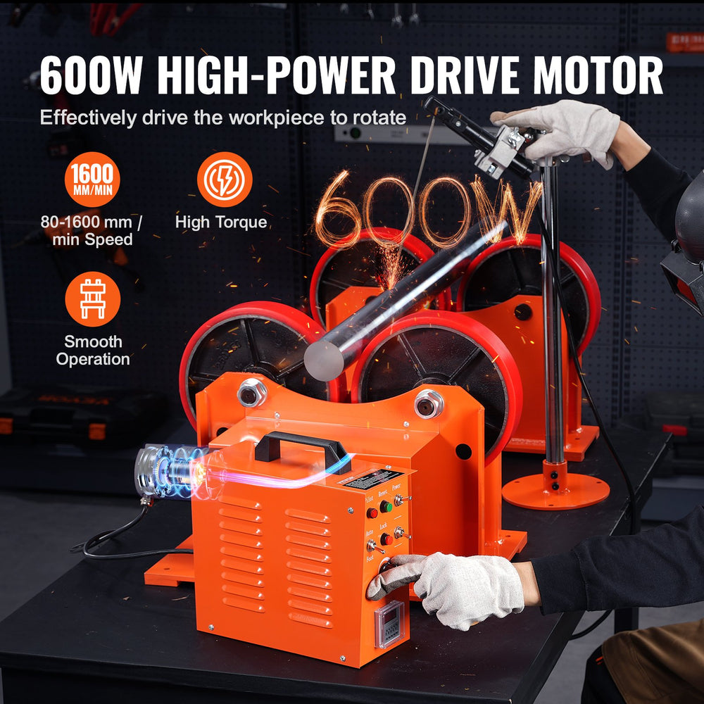 Vevor Turning Linkage Roller Welding Positioner 2205 lbs. Capacity 110 ...