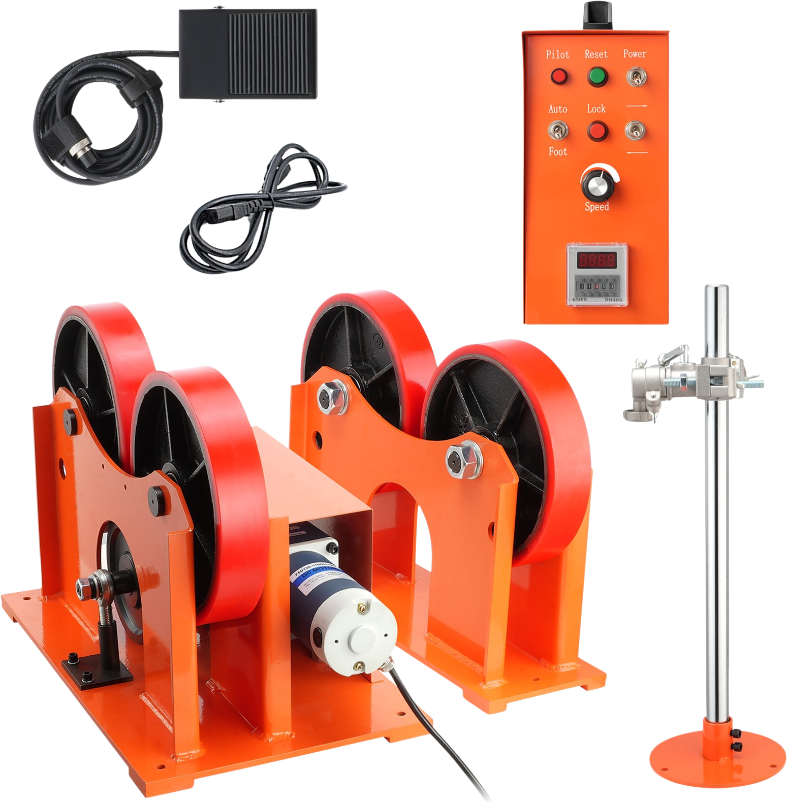 Vevor Turning Linkage Roller Welding Positioner 2205 lbs. Capacity 110 ...