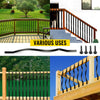 Vevor Deck Balusters 32.25" x 1" Metal Spindles for Railing 61 Pack Aluminum Alloy New