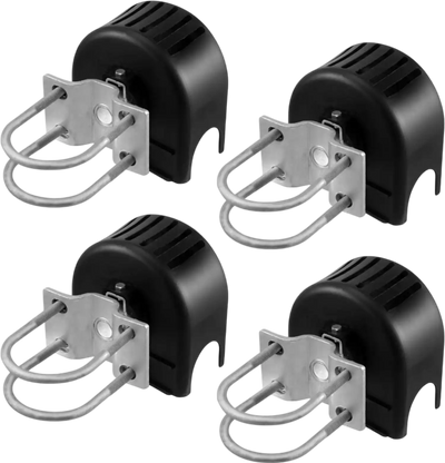 Vevor Sliding Gate Kit with 4 Nylon Wheels & Protective Covers U-Groove New