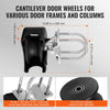 Vevor Sliding Gate Kit with 4 Nylon Wheels & Protective Covers U-Groove New