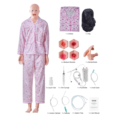 Vevor Training Manikin Life-Size PVC Male/Female Anatomical Model for Comprehensive Nursing Practice New