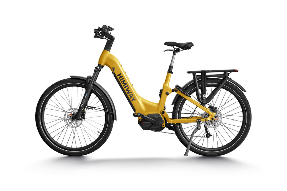 trekking e bike 48v Himiway A7 Pro Electric Bike Light Grey