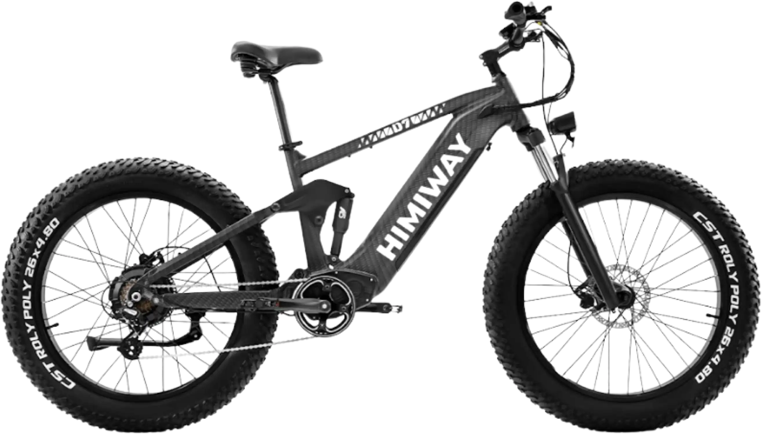 Himiway Cobra D7 Electric Bicycle 48V 1000W 20 MPH Full Suspension 26