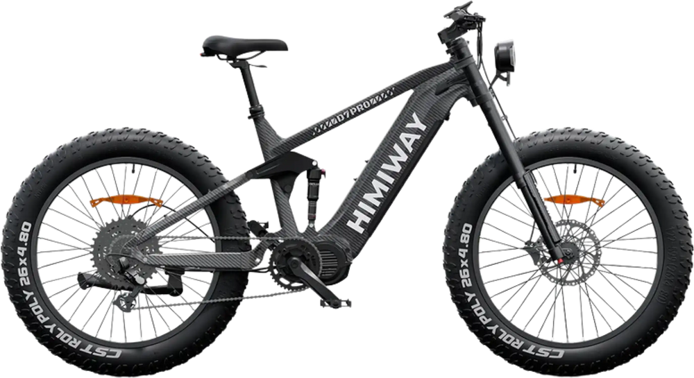 cobra mountainbike Himiway Cobra D7 Pro Electric Bicycle 48V 1000W 20 MPH Full Suspension – FactoryPure