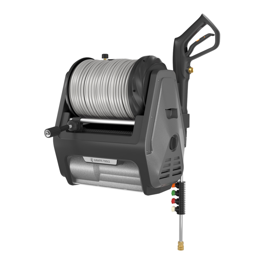 Giraffe Tools Grandfalls PRO Special Edition Retractable Pressure Washer 3400 PSI 1.2 GPM 100ft New