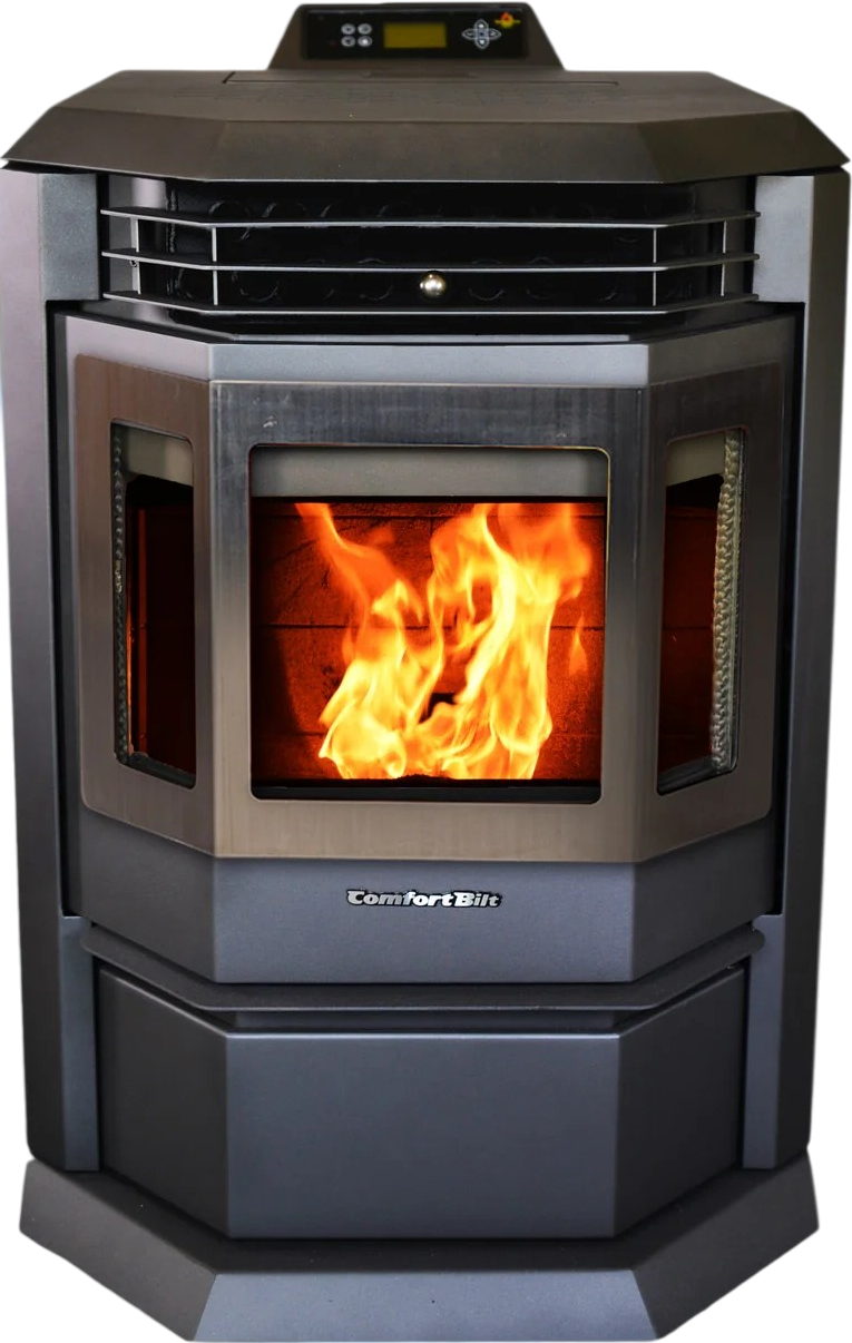 ComfortBilt HP22-SS 2,800 sq. ft. EPA Certified Auto Ignition Pellet Stove 55lb Hopper Black New