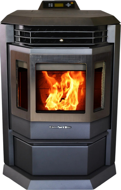 ComfortBilt HP22-SS 2,800 sq. ft. EPA Certified Auto Ignition Pellet Stove 55lb Hopper Black New