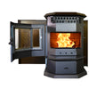 ComfortBilt HP22 2,800 sq. ft. EPA Certified Pellet Stove with Auto Ignition 55 lb Hopper Brown New