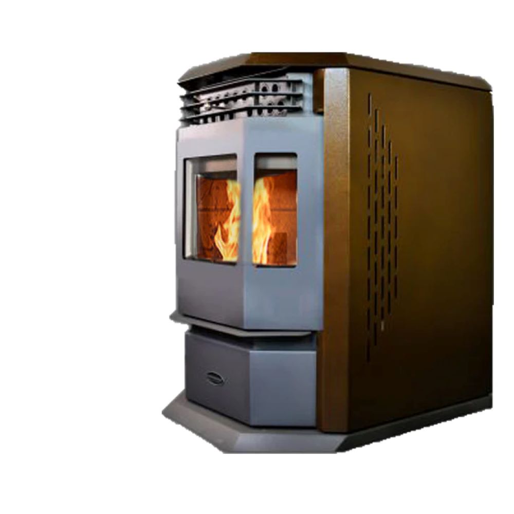 ComfortBilt HP22 2,800 sq. ft. EPA Certified Pellet Stove with Auto Ignition 55 lb Hopper Brown New