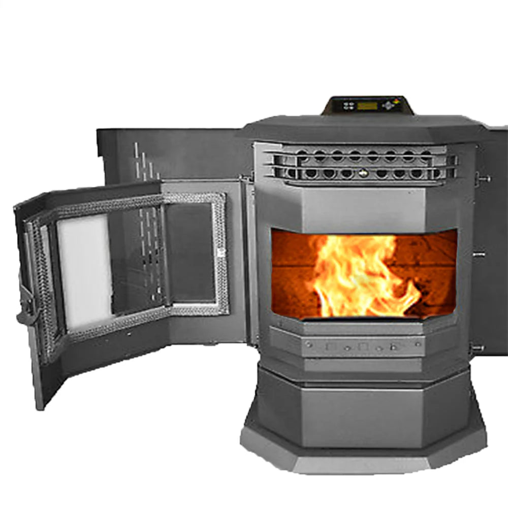 ComfortBilt HP22-SS 2,800 sq. ft. EPA Certified Auto Ignition Pellet Stove 55lb Hopper Black New