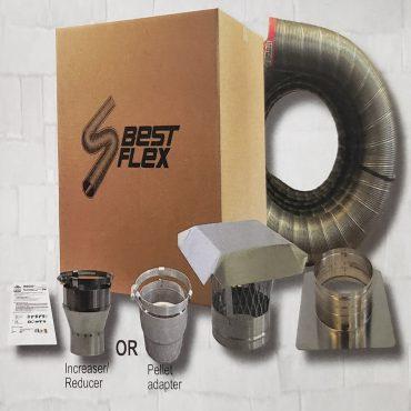 ComfortBilt Pellet Stove Piping Kit 30' x 4