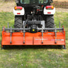 80 in Heavy Duty Rotary Tiller,  3 Point Hitch Cat.2,  Gear Drive,  PTO Shaft Included with Slip Clutch,  40-80 HP,  HRT80
