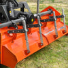 80 in Heavy Duty Rotary Tiller,  3 Point Hitch Cat.2,  Gear Drive,  PTO Shaft Included with Slip Clutch,  40-80 HP,  HRT80