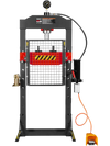 20 Ton H-Frame Air/Hydraulic Shop Press with Press Pin Kit, Fully Welded Steel Frame, Safety Guard, Foot Pedal Control, HSP20